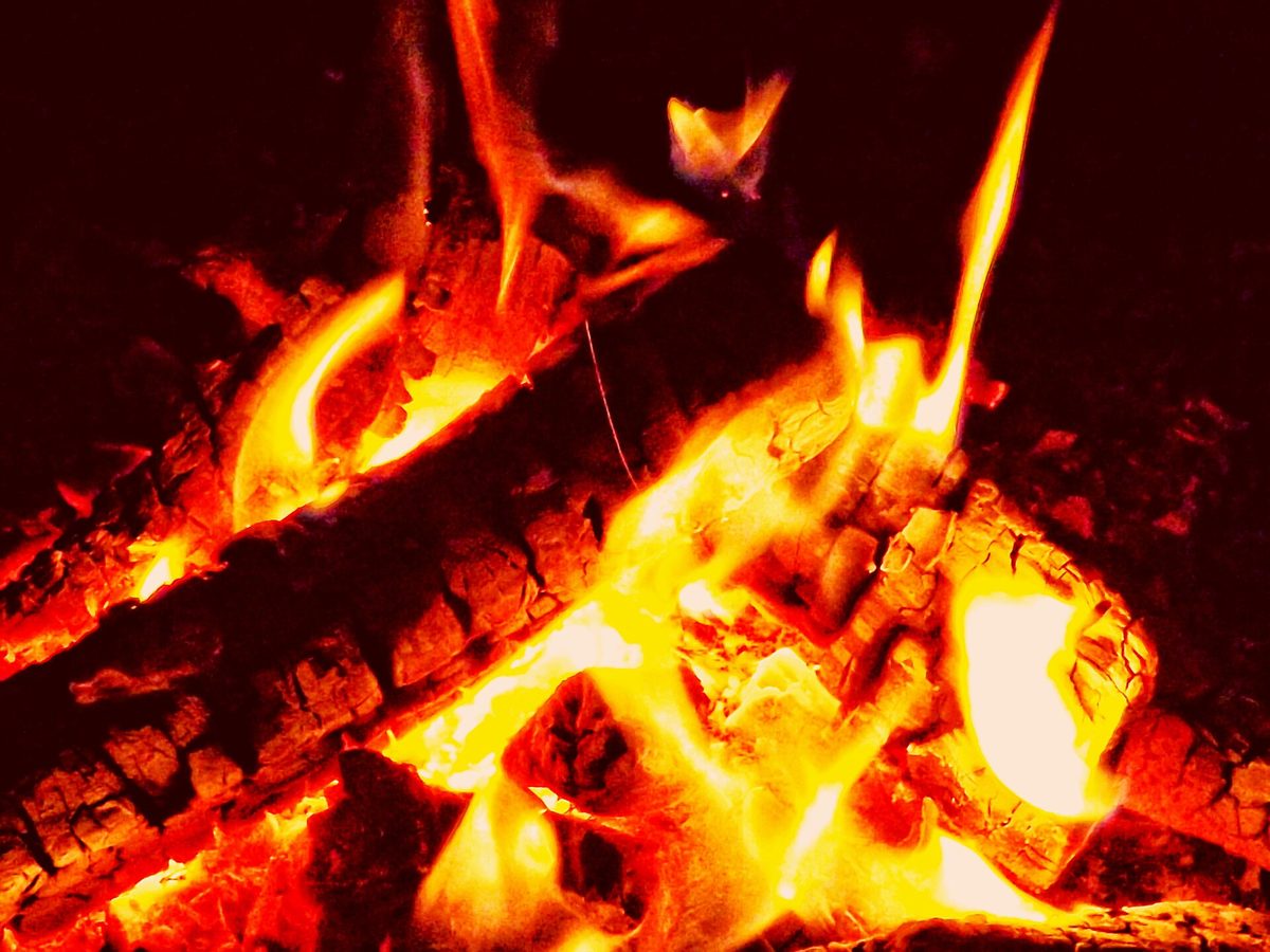 Encender fuego con madera húmeda